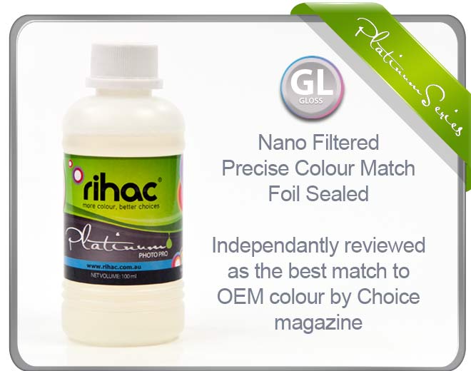 100 ml Rihac Gloss refill ink Epson R1900 printer T0870 T0871 T0872 T0873 T0874 T0877 T0878 T0789 cartridge/cartridges 